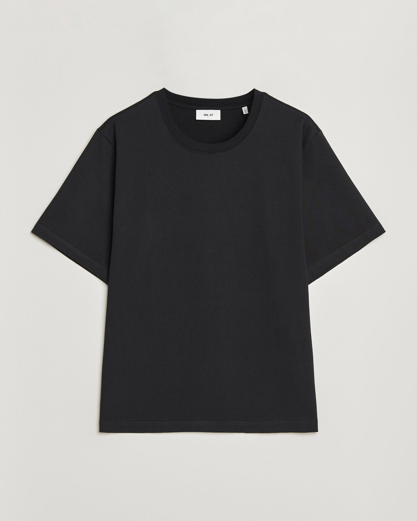 Herren | T-Shirts | NN07 | Jett Washed Printed Crew Neck T-Shirt Black