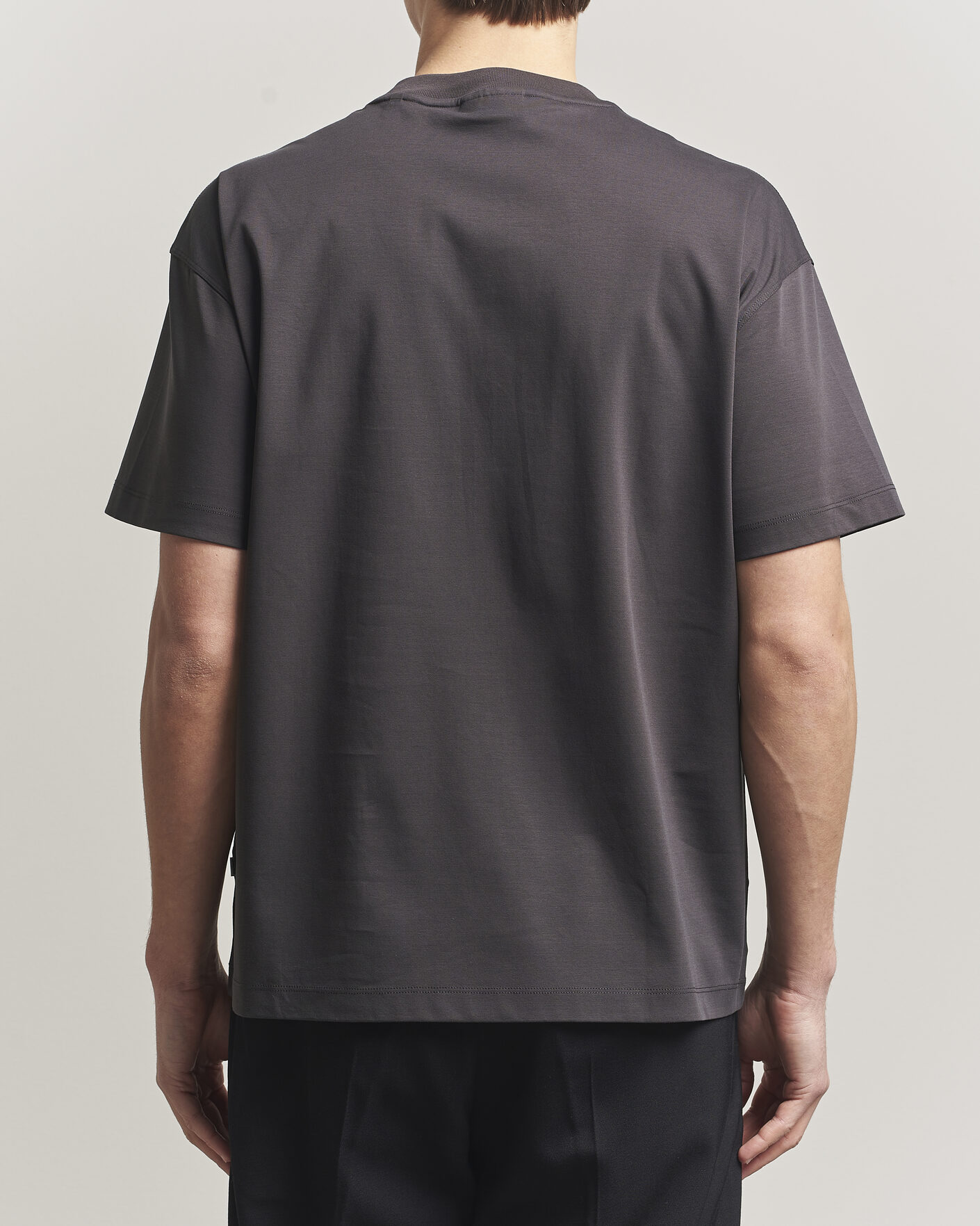 Herren | T-Shirts | NN07 | Lionel Mercerized Crew Neck T-Shirt Deep Truffle