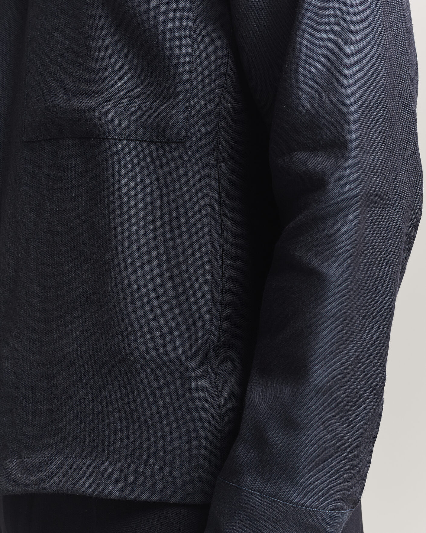 Herren | Hemden | NN07 | Alban Linen/Viscose Overshirt Deep Navy
