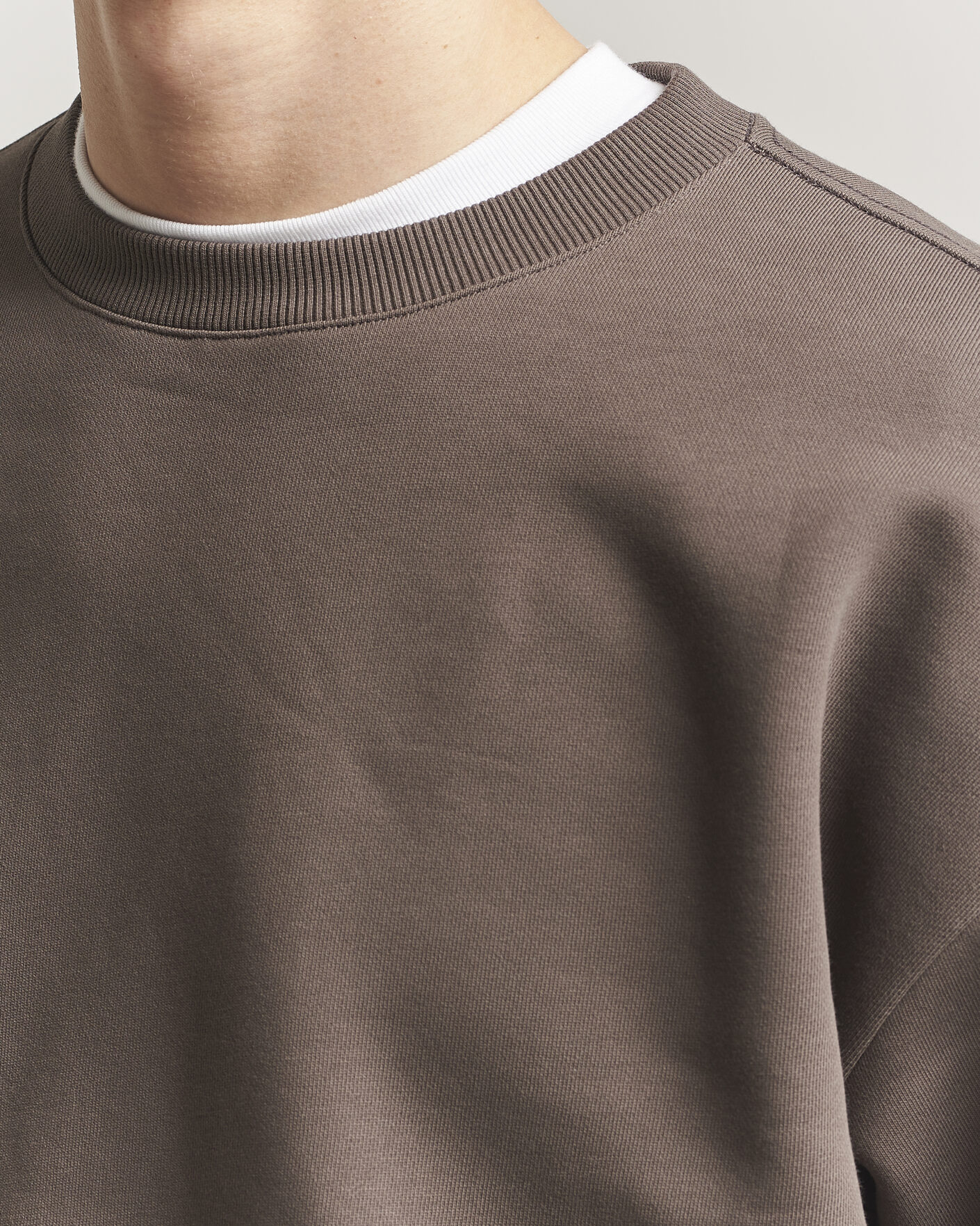 Herren | Pullover | NN07 | David Crew Neck Sweatshirt Mable Husk