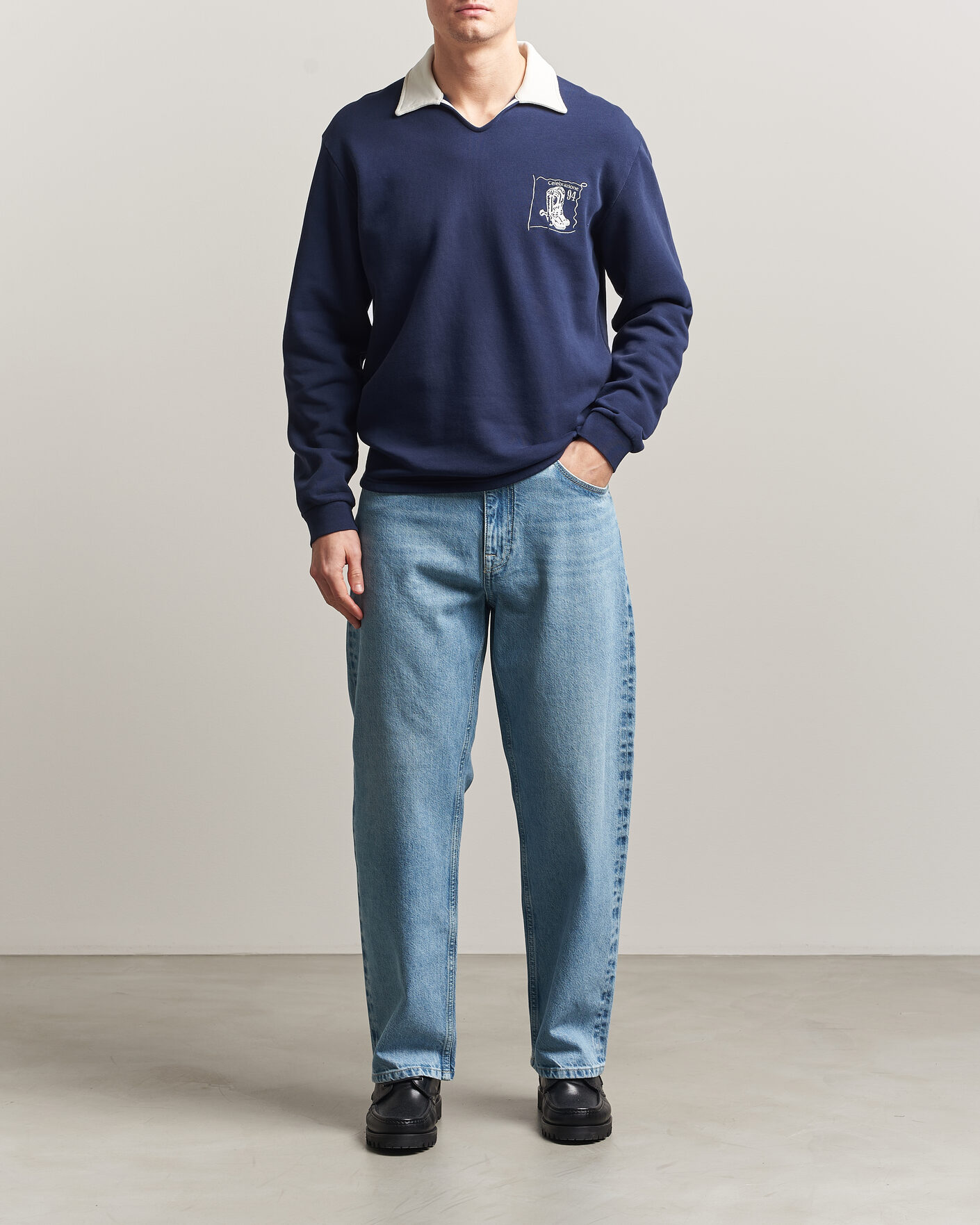 Herren | Jeans | NN07 | Otis Loose Fit Selvedge Jeans Light Blue