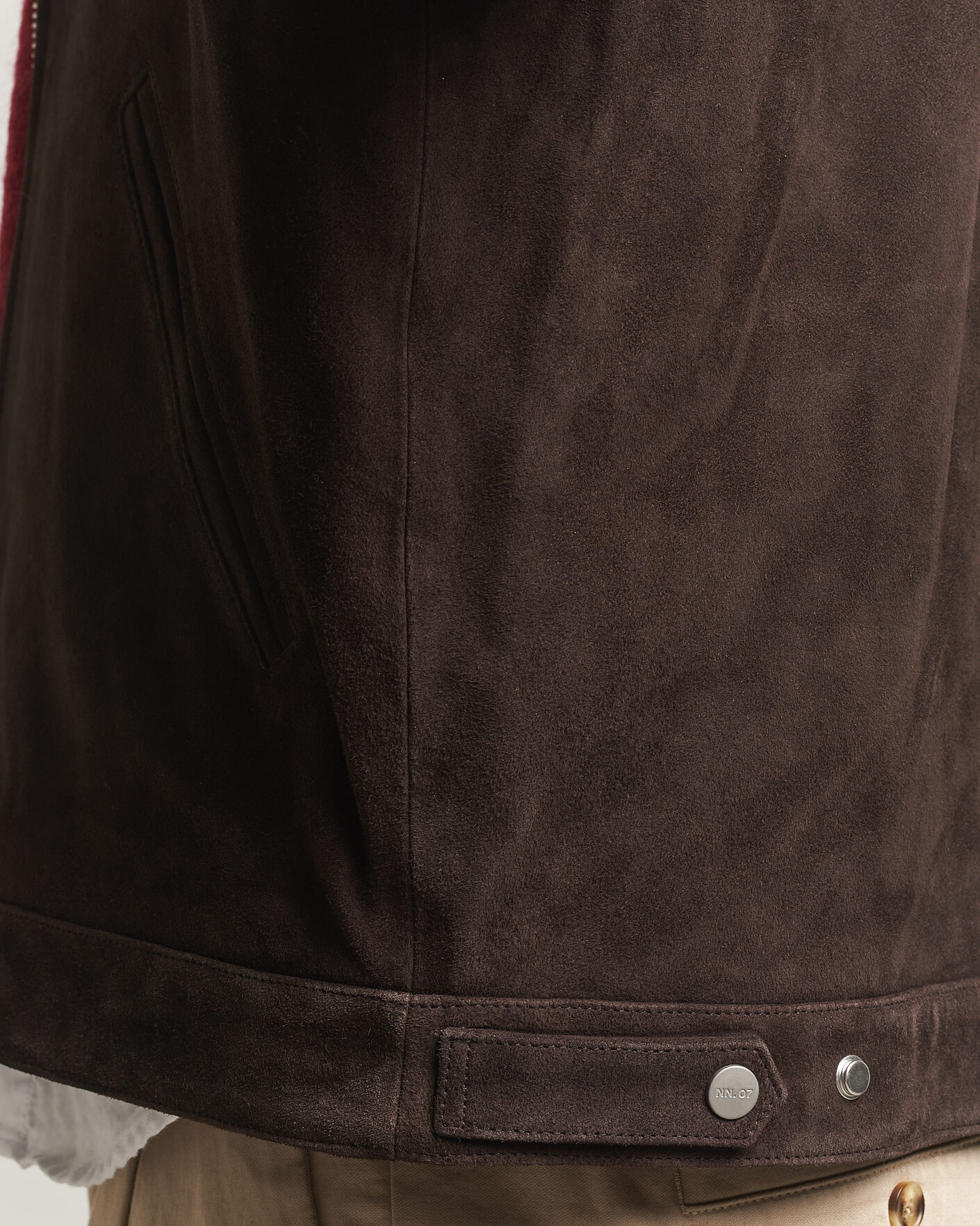 Herren | Jacken | NN07 | Petrus Suede Jacket Deep Truffle