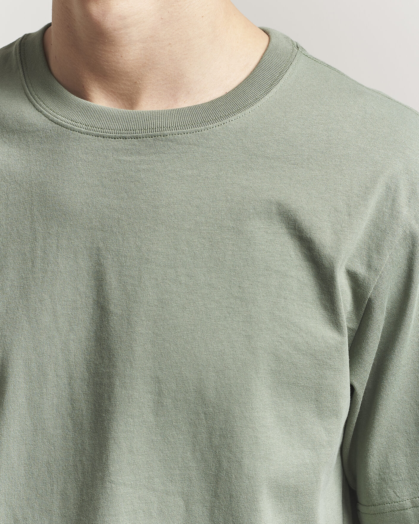Herren | T-Shirts | NN07 | Jett Washed Crew Neck T-Shirt Sea Spray Green