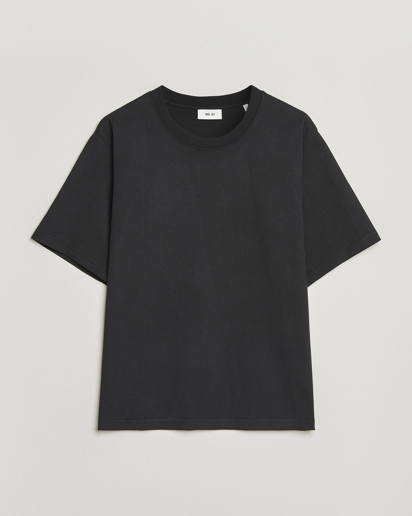 Herren | T-Shirts | NN07 | Jett Washed Crew Neck T-Shirt Black
