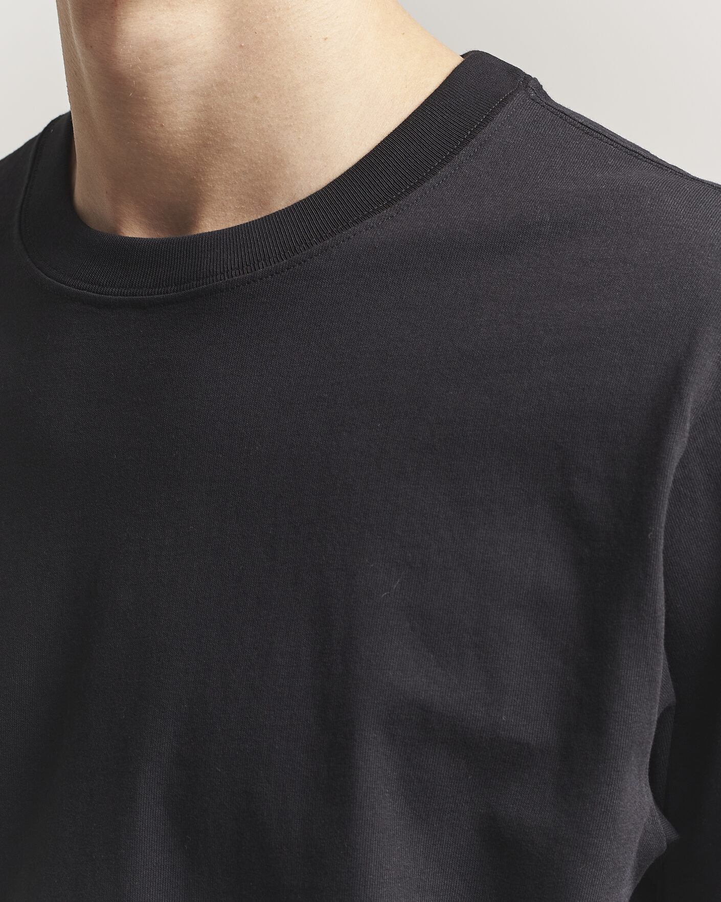 Herren | T-Shirts | NN07 | Jett Washed Crew Neck T-Shirt Black