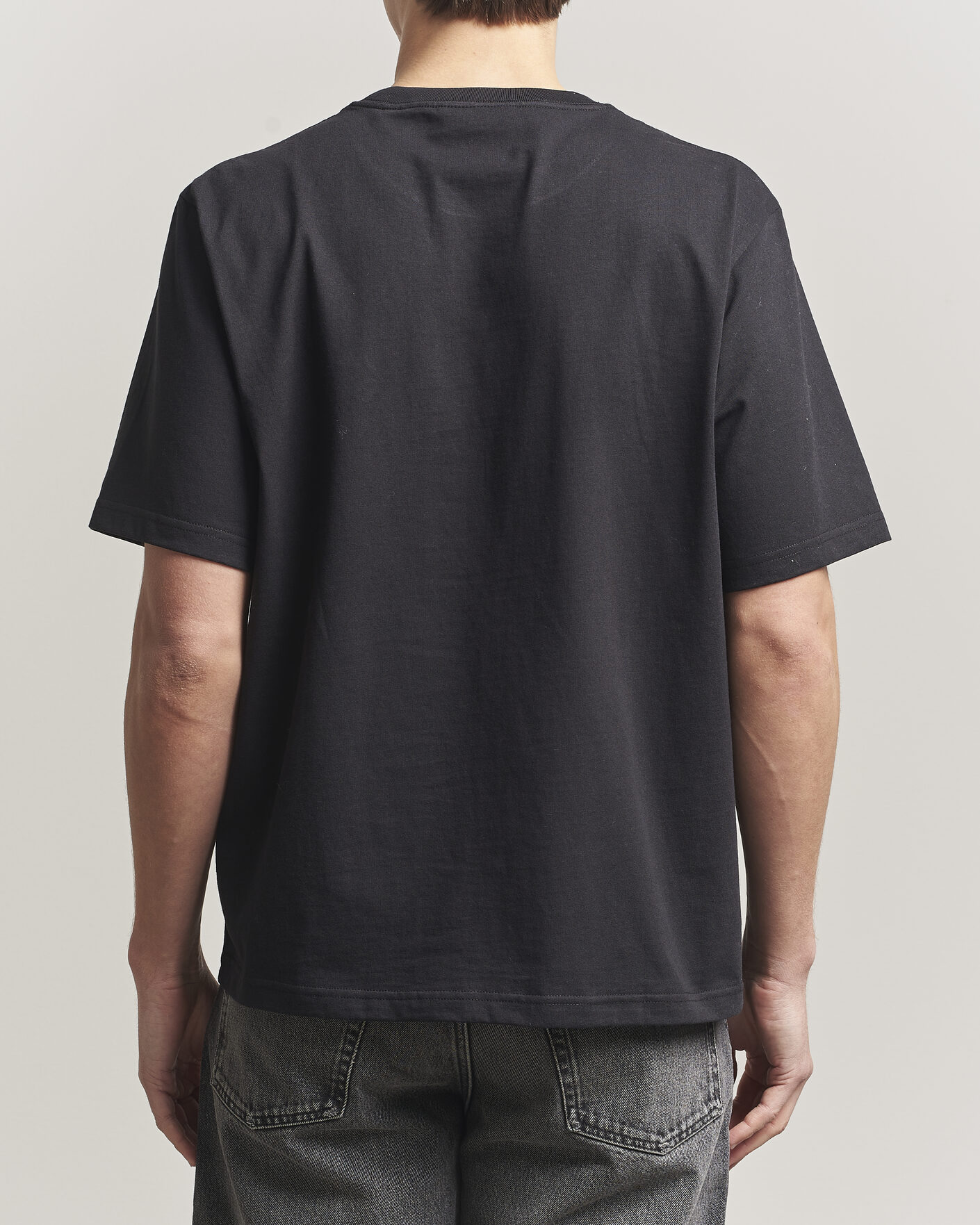 Herren | T-Shirts | NN07 | Jett Embroidered Crew Neck T-Shirt Black