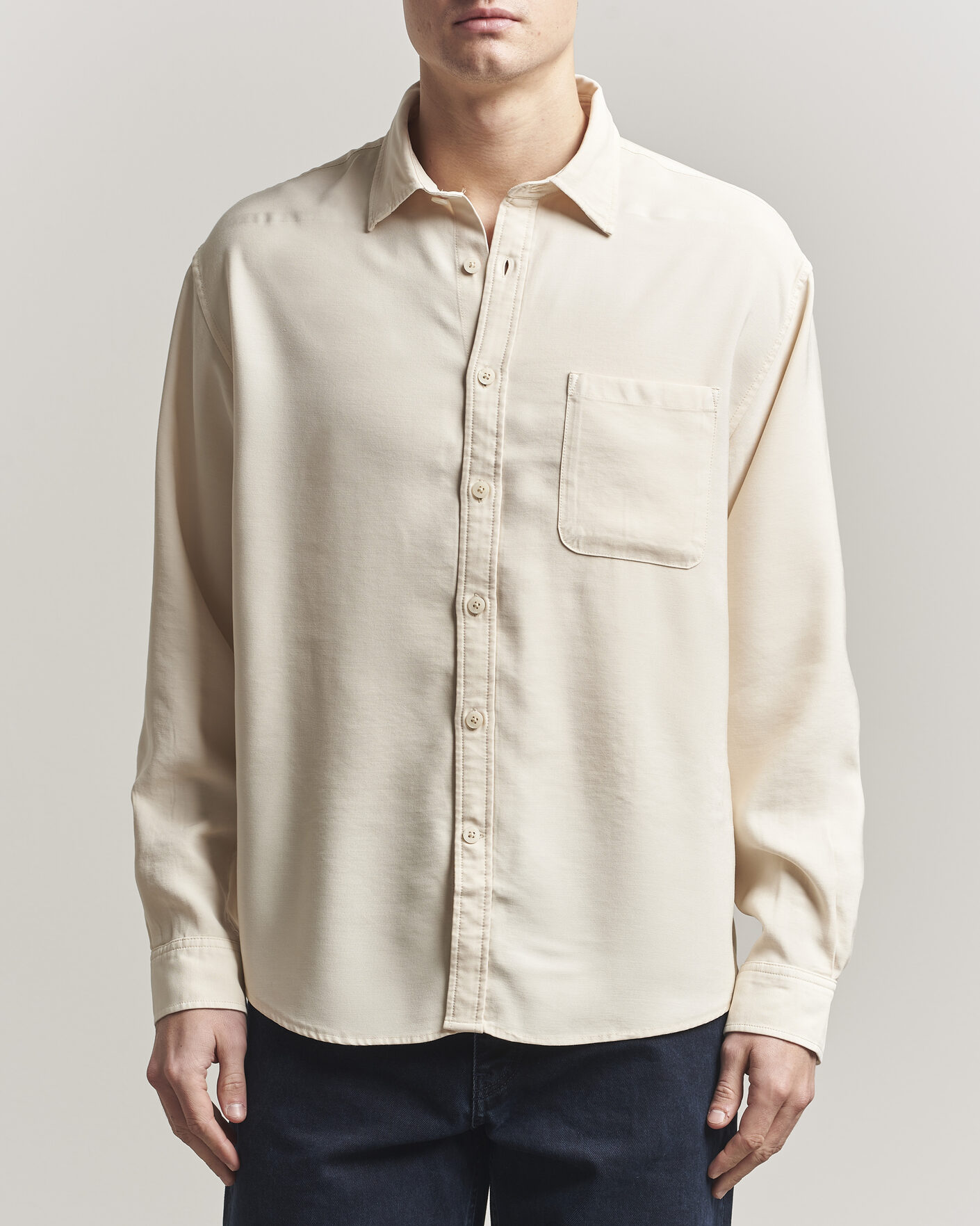 Herren | Hemden | NN07 | Deon Tencel Shirt Ivory