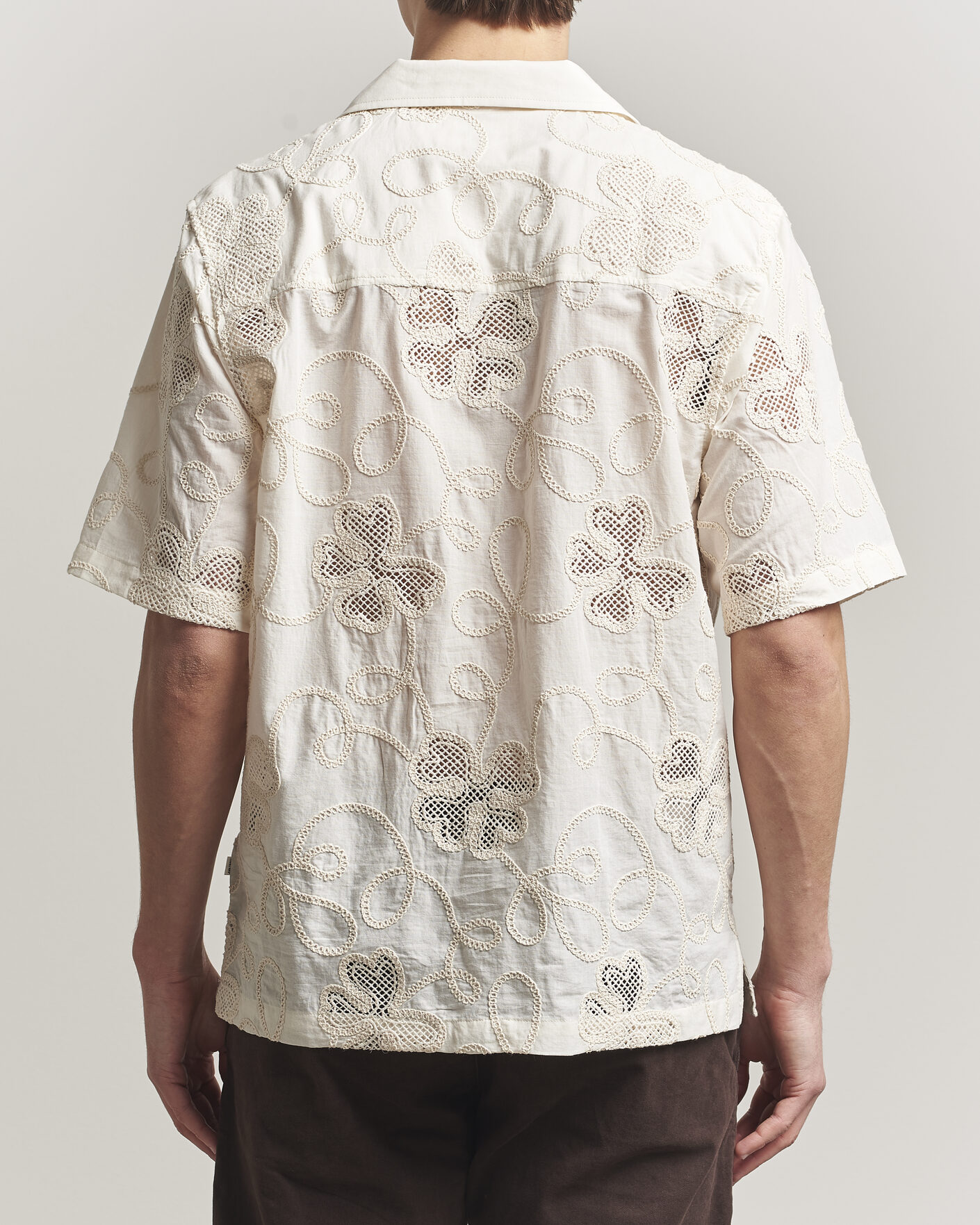 Herren | Hemden | NN07 | Ben Flower Shirt Ivory