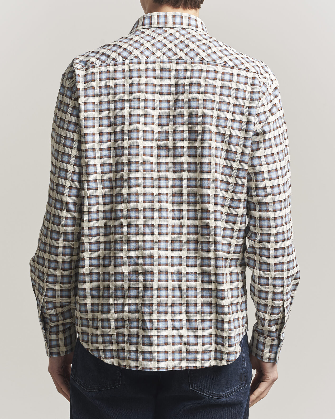 Herren | Hemden | NN07 | Deon Checked Shirt Blue