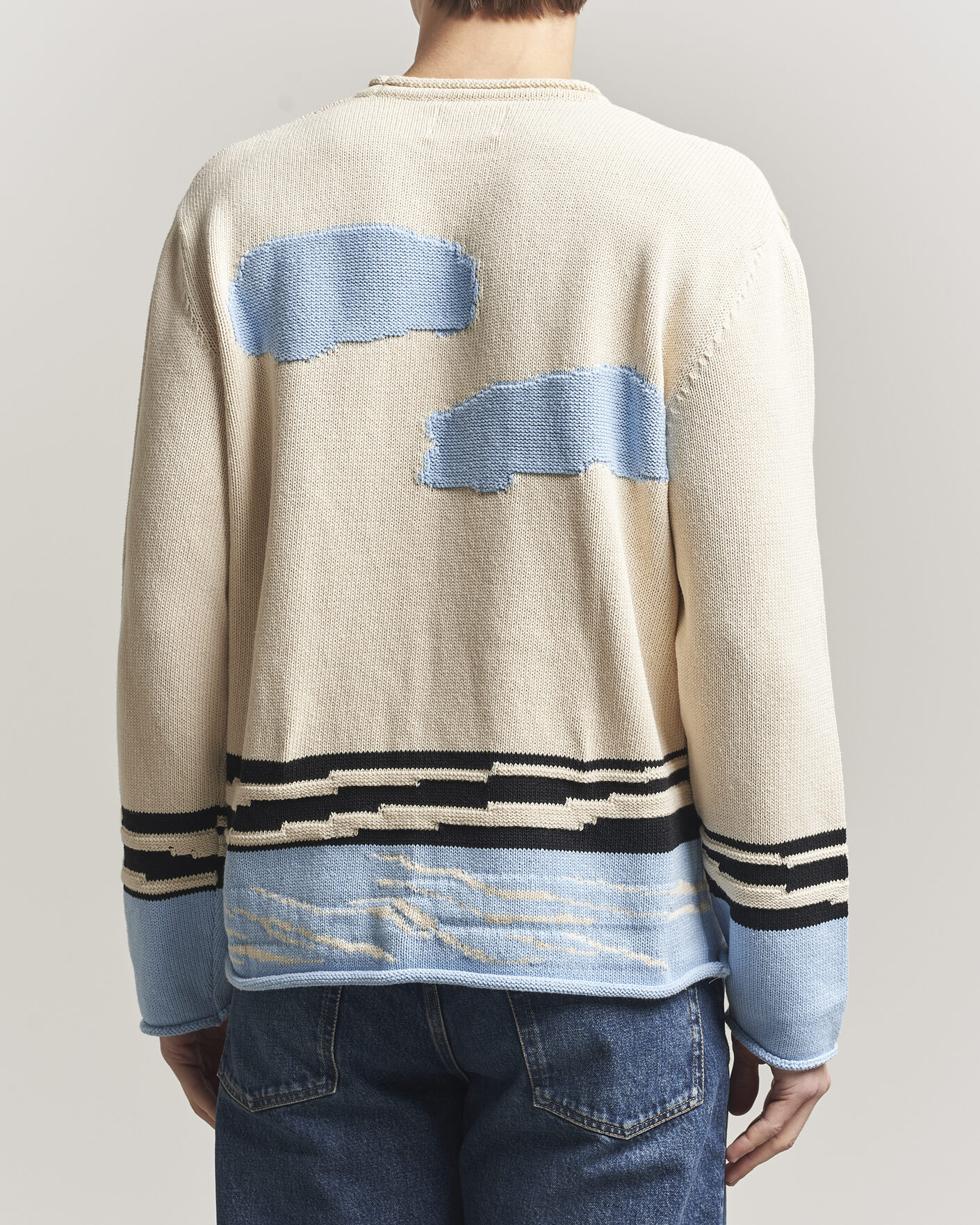 Herren | Pullover | NN07 | Mikkel Knitted HQ Printed Sweater Multi