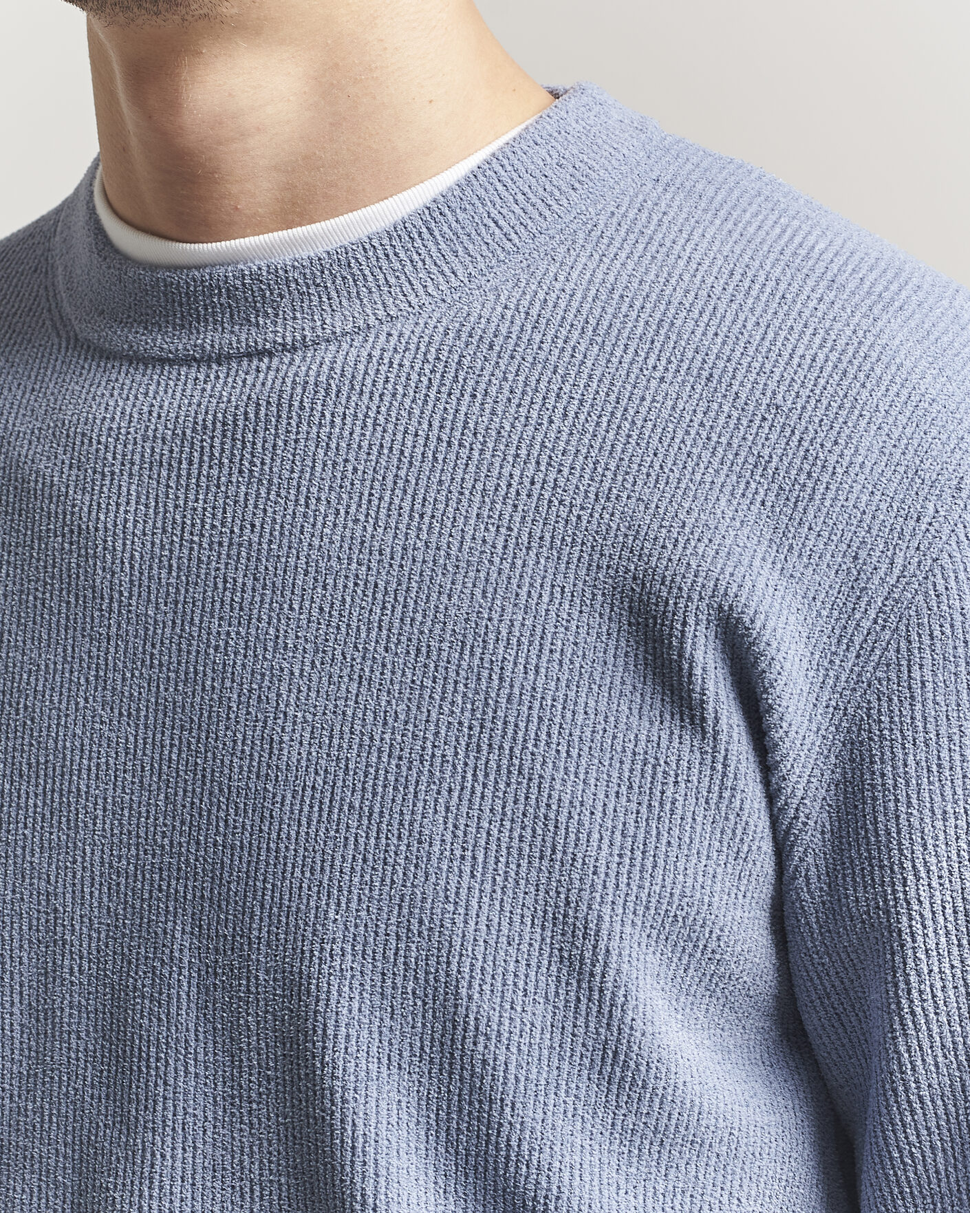 Herren | Pullover | NN07 | Danny Knitted Sweater Stone Blue