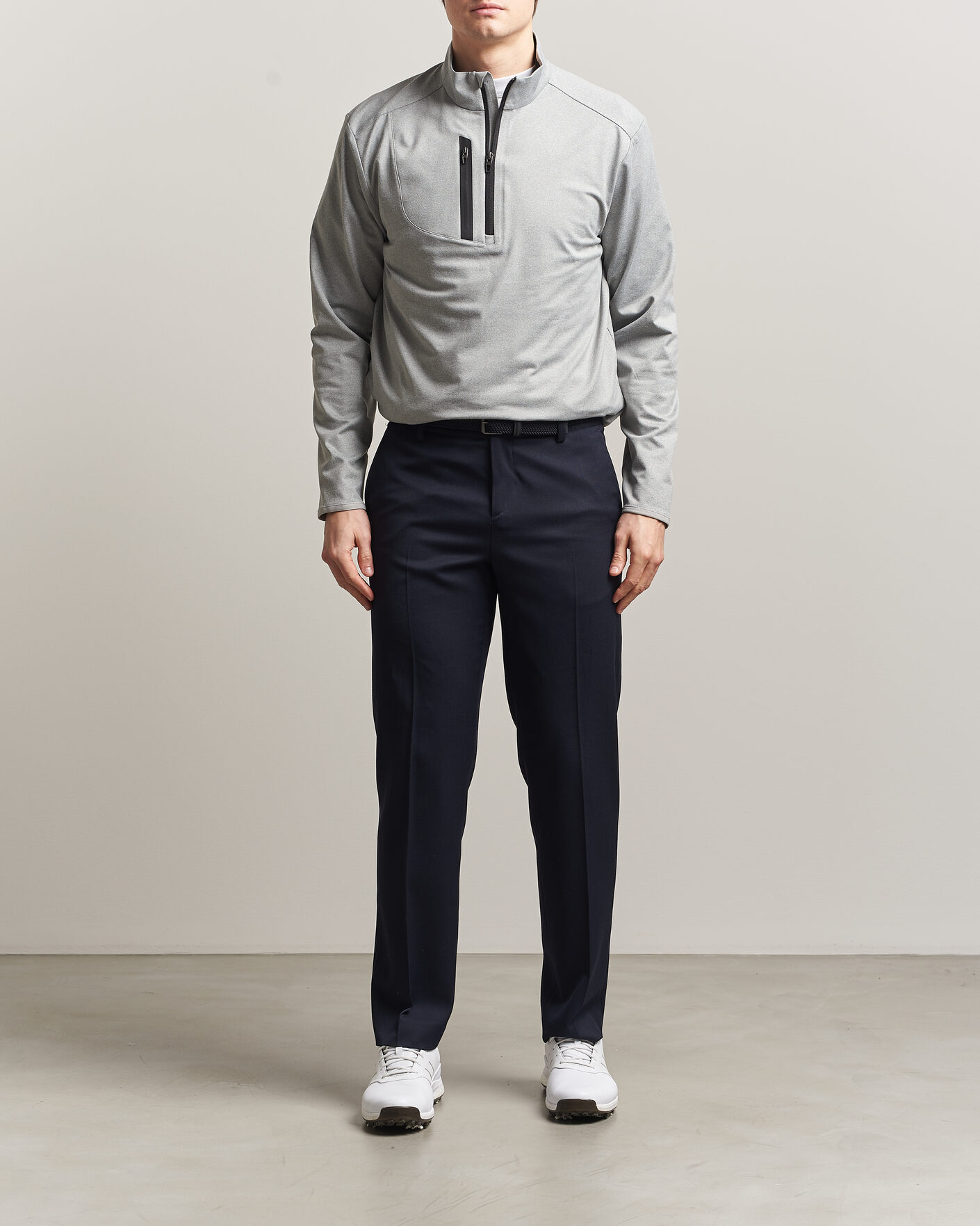 Herren | Pullover | RLX Ralph Lauren | Luxury Jersey Half Zip Andover Heather