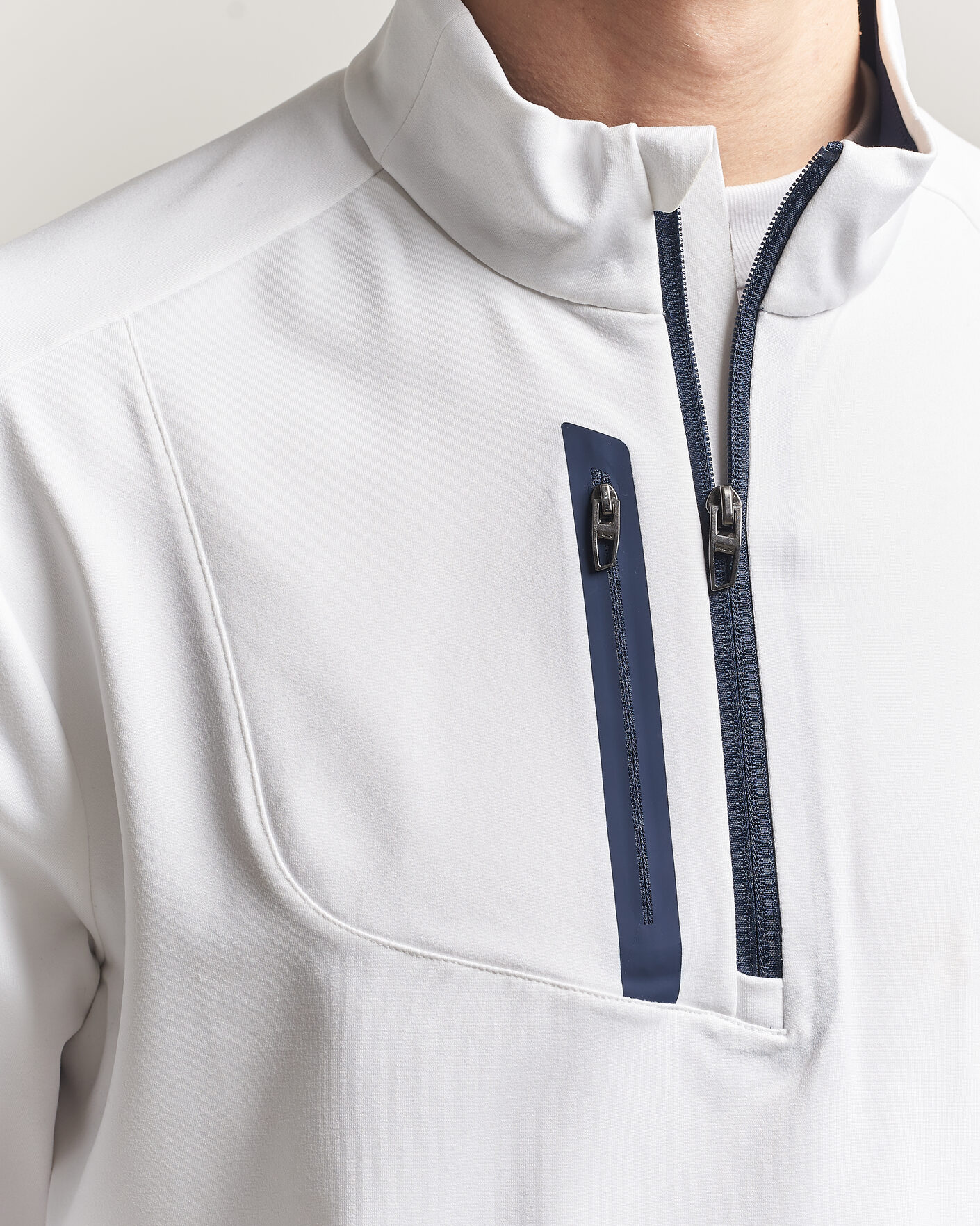 Herren | Golfbekleidung | RLX Ralph Lauren | Luxury Jersey Half Zip Ceramic White