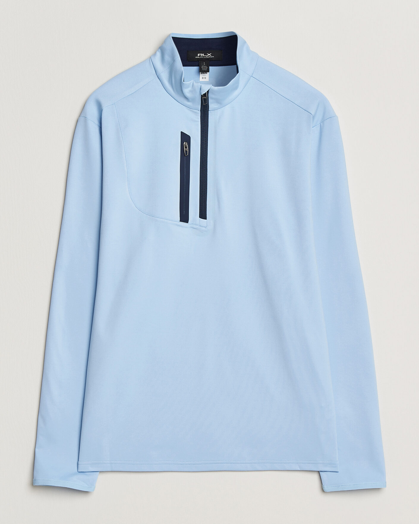 Herren | Golfbekleidung | RLX Ralph Lauren | Luxury Jersey Half Zip Office Blue
