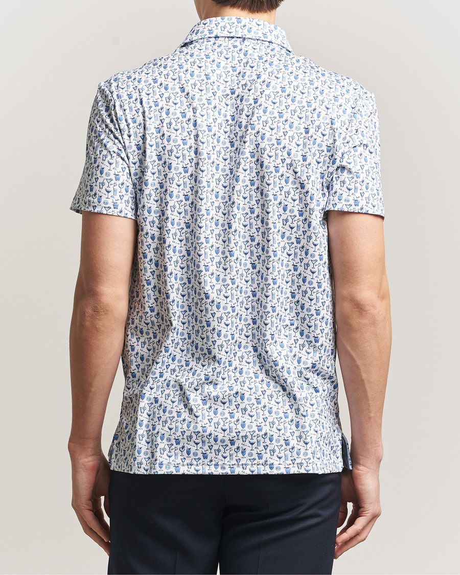 Herren | Poloshirts | RLX Ralph Lauren | Airflow Polo Printed Ceramic White Chin