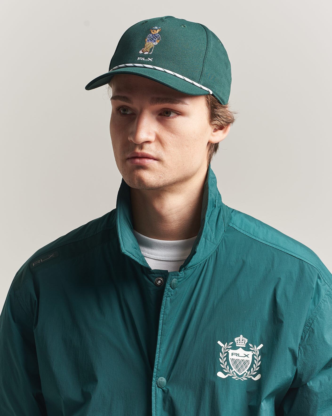 Herren | RLX Ralph Lauren Cocktail Bear Cap Moss Agate | RLX Ralph Lauren | Cocktail Bear Cap Moss Agate