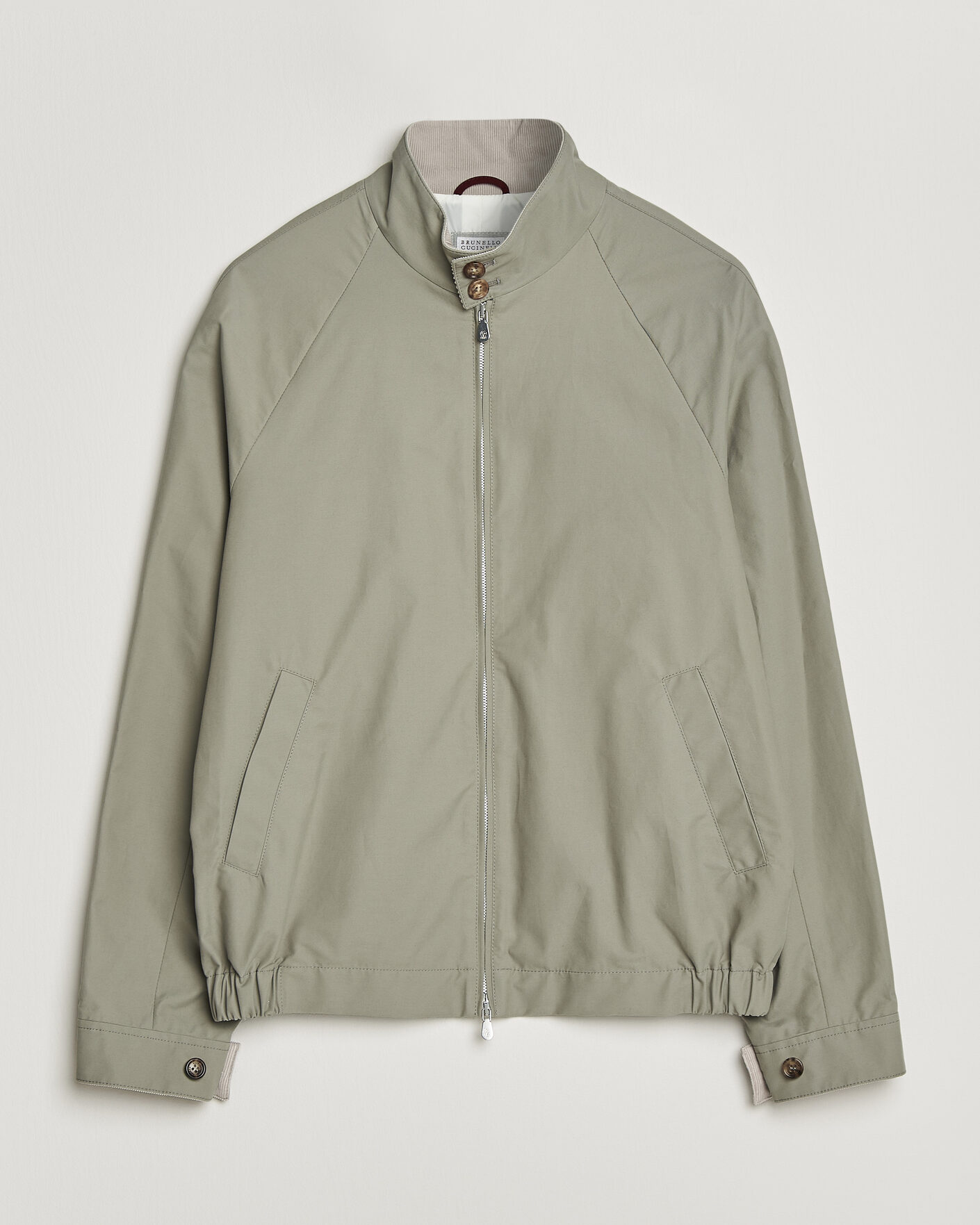 Herren | Jacken | Brunello Cucinelli | Raglan Harrington Jacket Olive