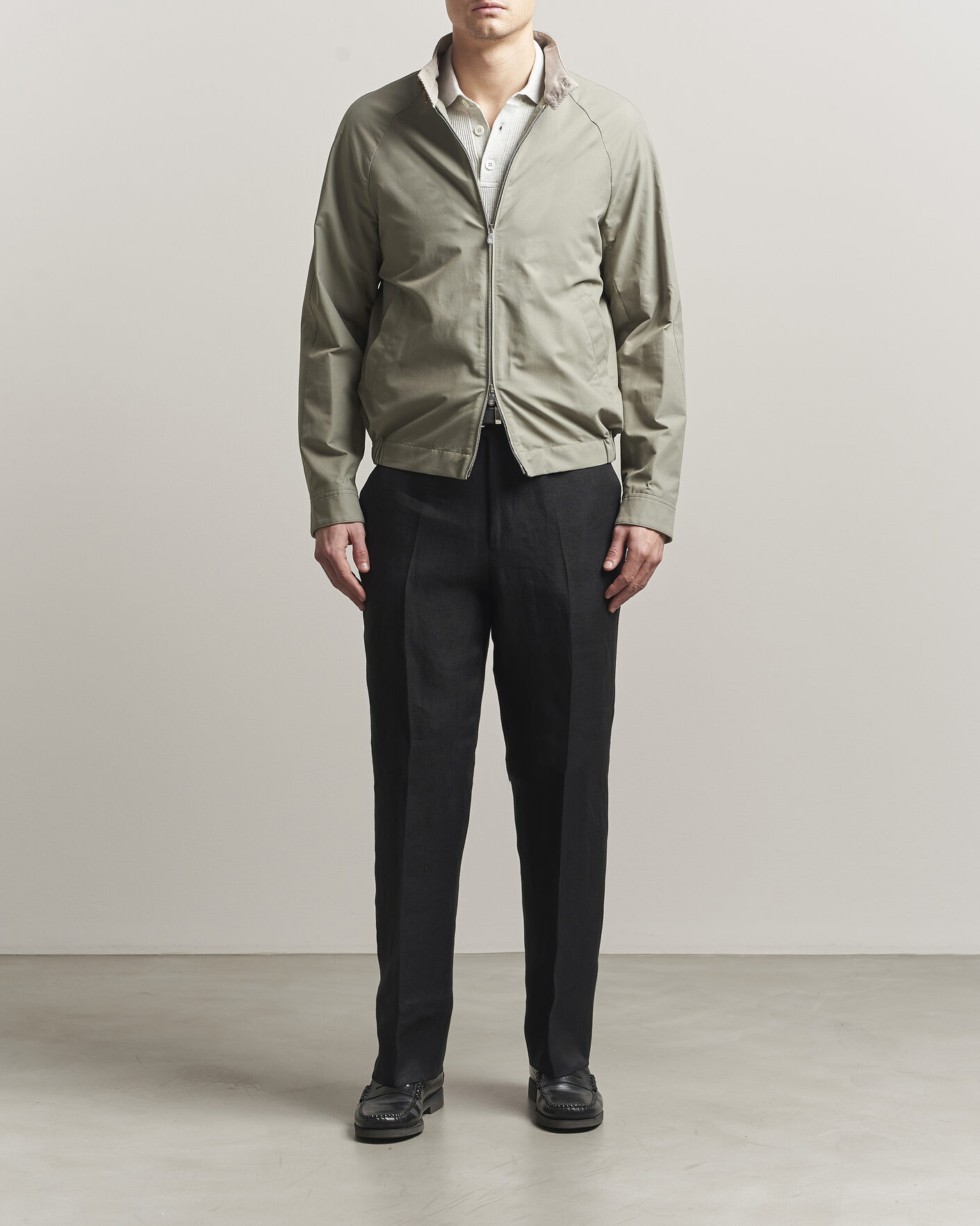 Herren | Jacken | Brunello Cucinelli | Raglan Harrington Jacket Olive