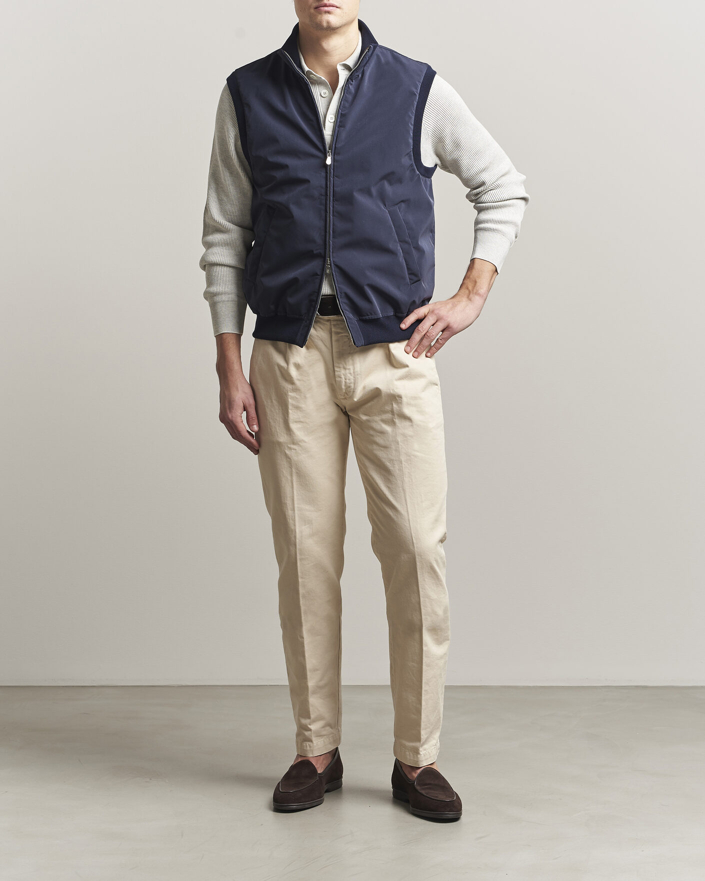 Herren | Westen | Brunello Cucinelli | Nylon Padded Gilet Navy