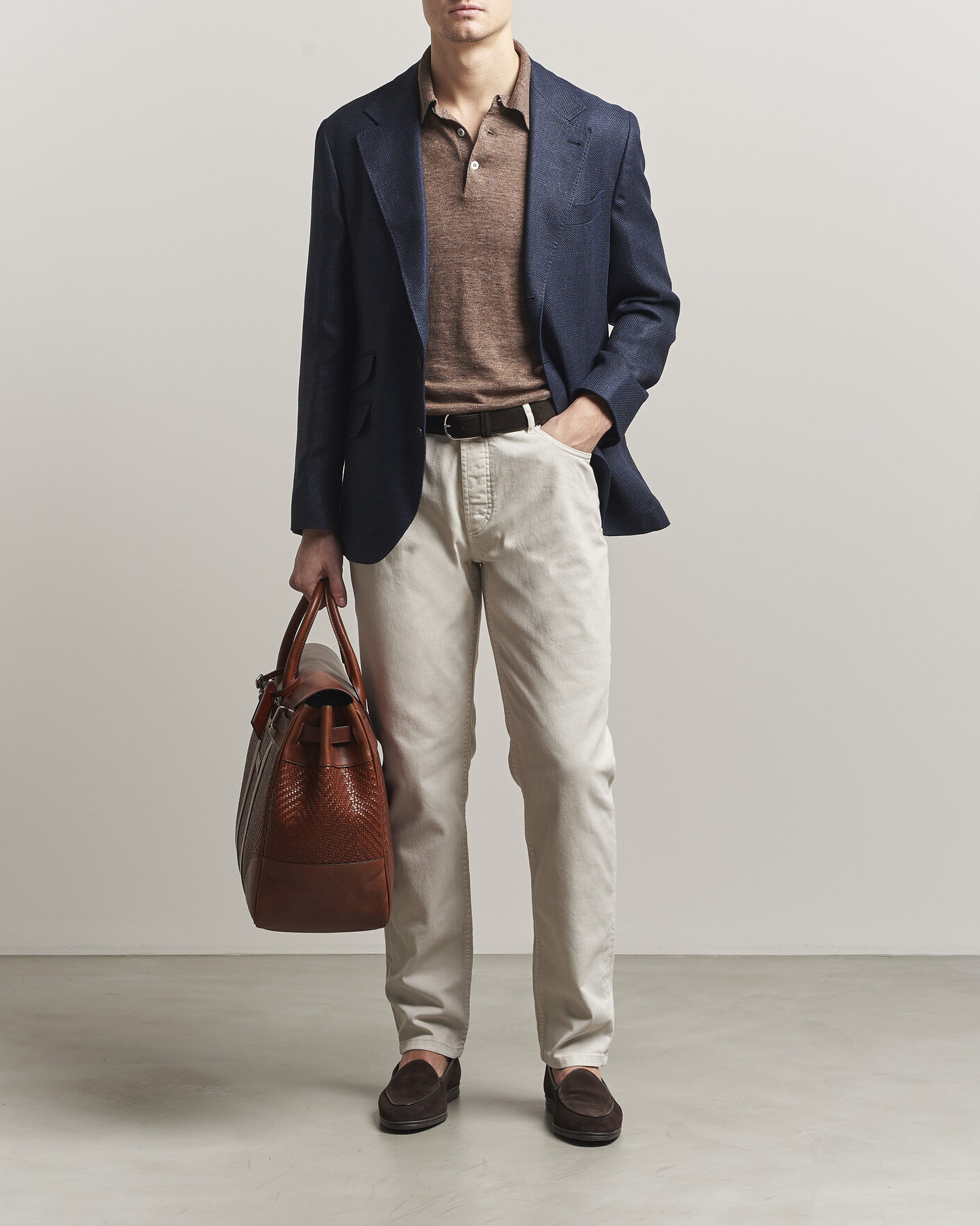 Herren | Hosen | Brunello Cucinelli | Traditional Fit Bull Denim Pants Light Beige