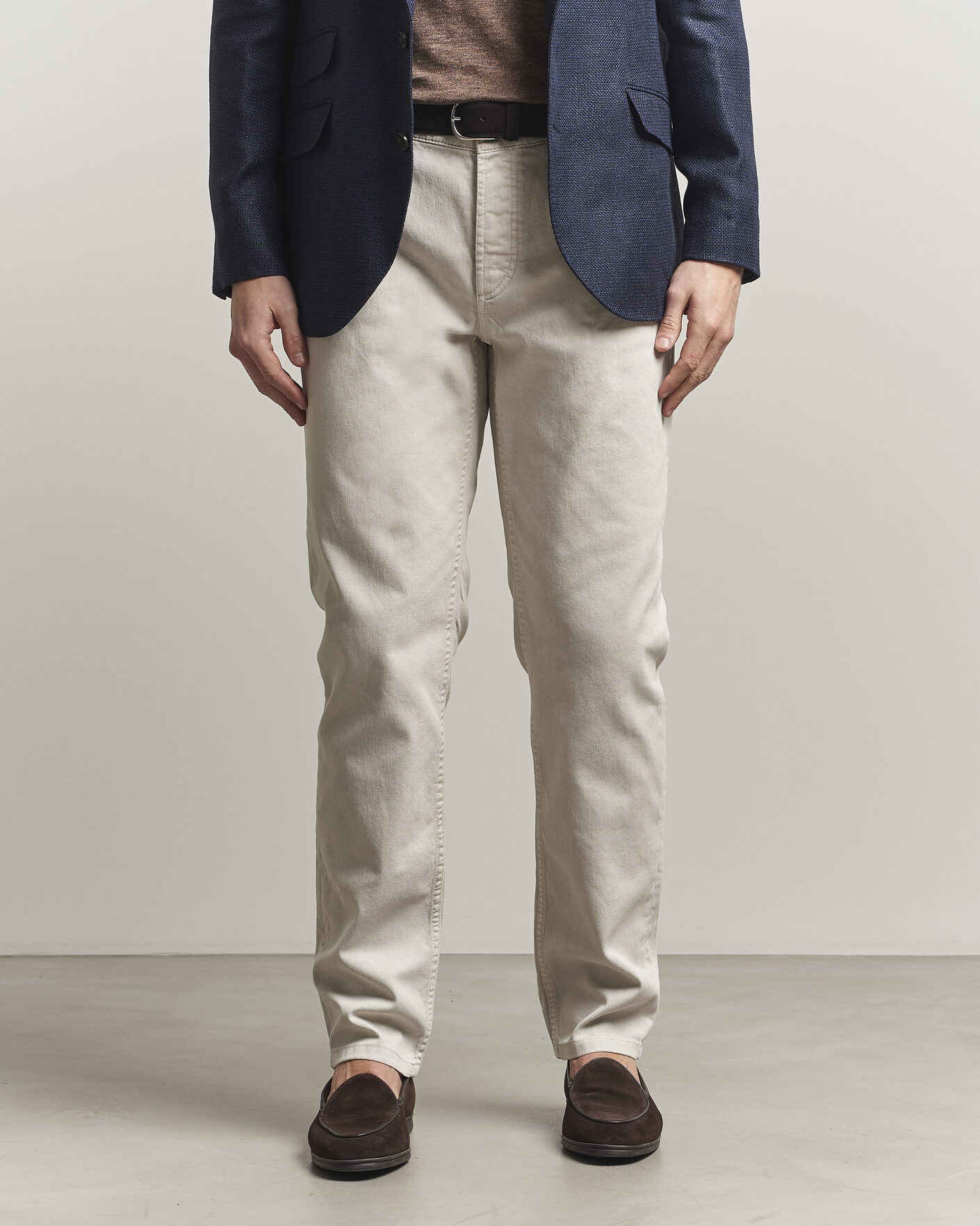 Herren | Hosen | Brunello Cucinelli | Traditional Fit Bull Denim Pants Light Beige