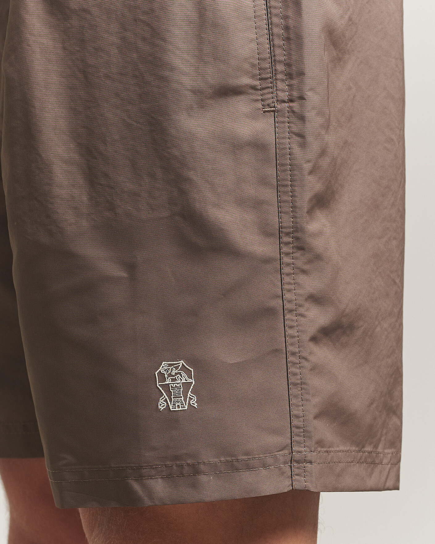 Herren | Badehosen | Brunello Cucinelli | Nylon Swim Trunks Brown
