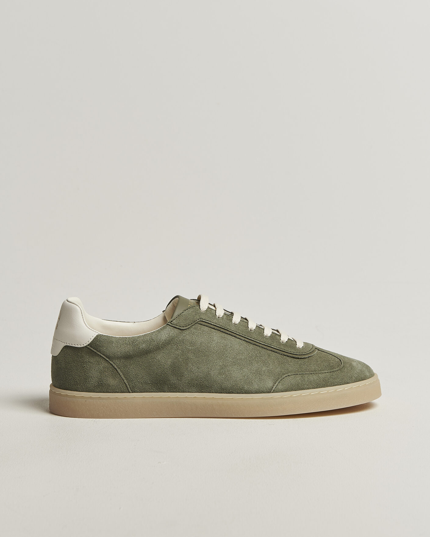 Herren | Sneaker | Brunello Cucinelli | Low Top Sneakers Olive Suede
