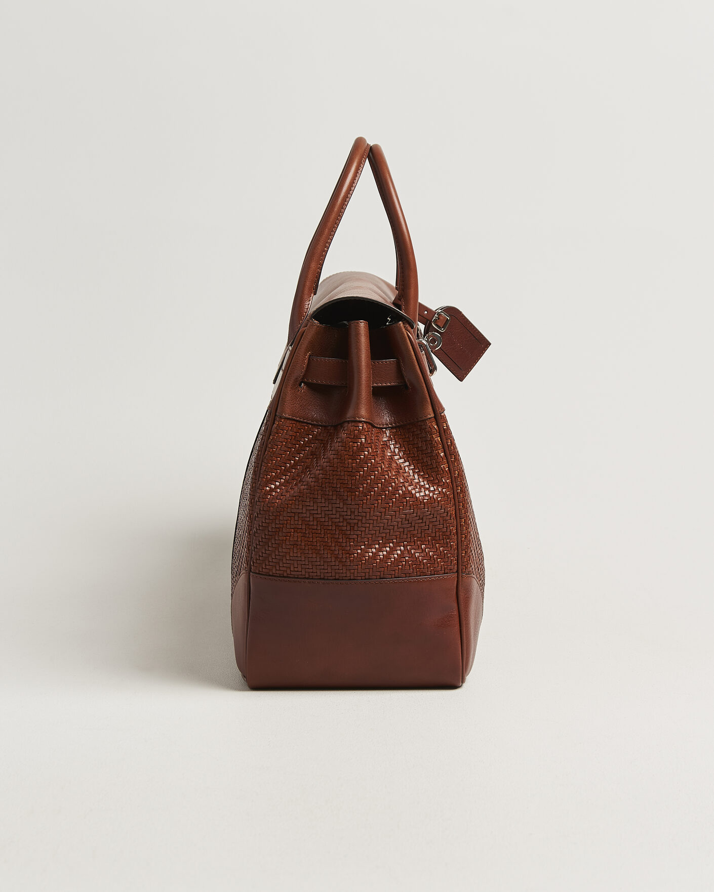 Herren | Taschen | Brunello Cucinelli | Woven Leather Duffle Bag Burnished Calf