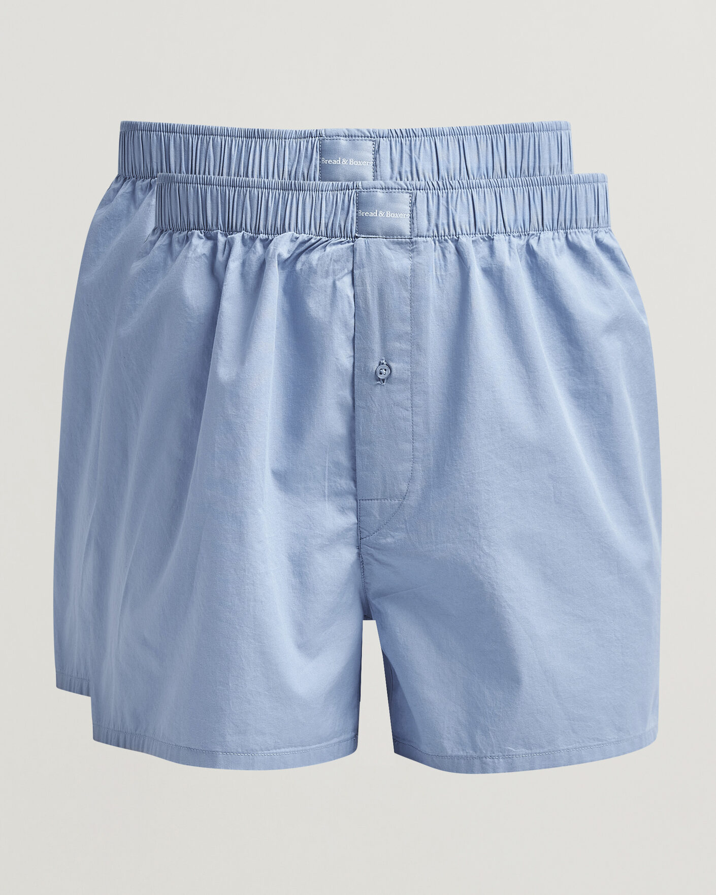 Herren | Unterwäsche | Bread & Boxers | 2-Pack Boxer Shorts Air Blue