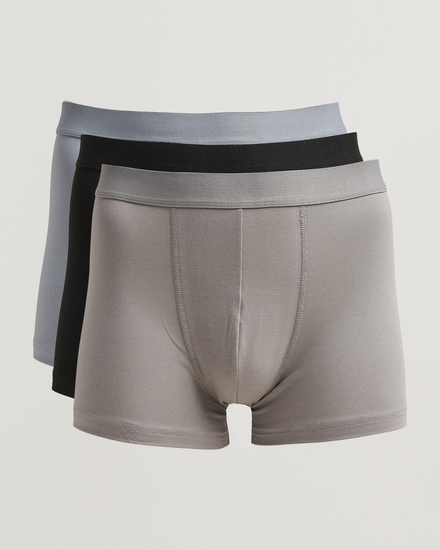 Herren | Unterwäsche | Bread & Boxers | 3-Pack Boxer Brief Blue/Grey/Black