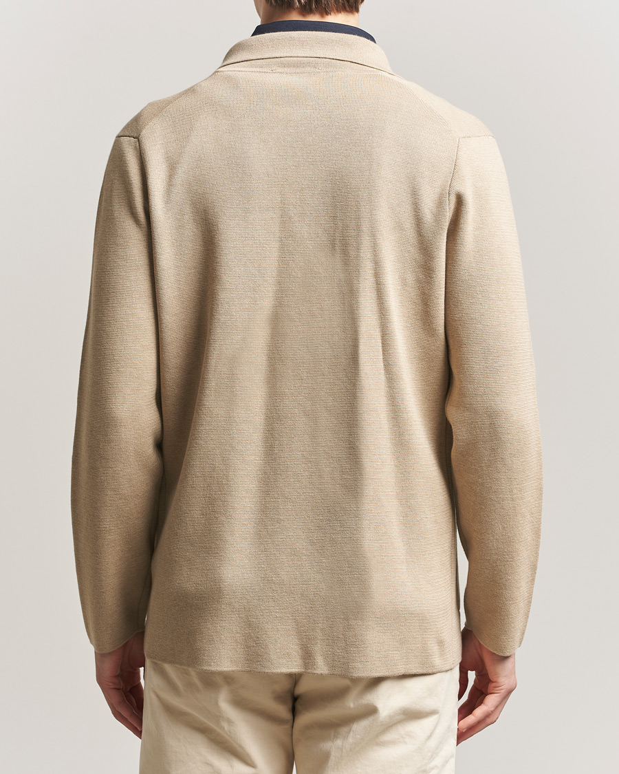 Herren | Sakkos | Lardini | Knitted Cotton Blazer Beige