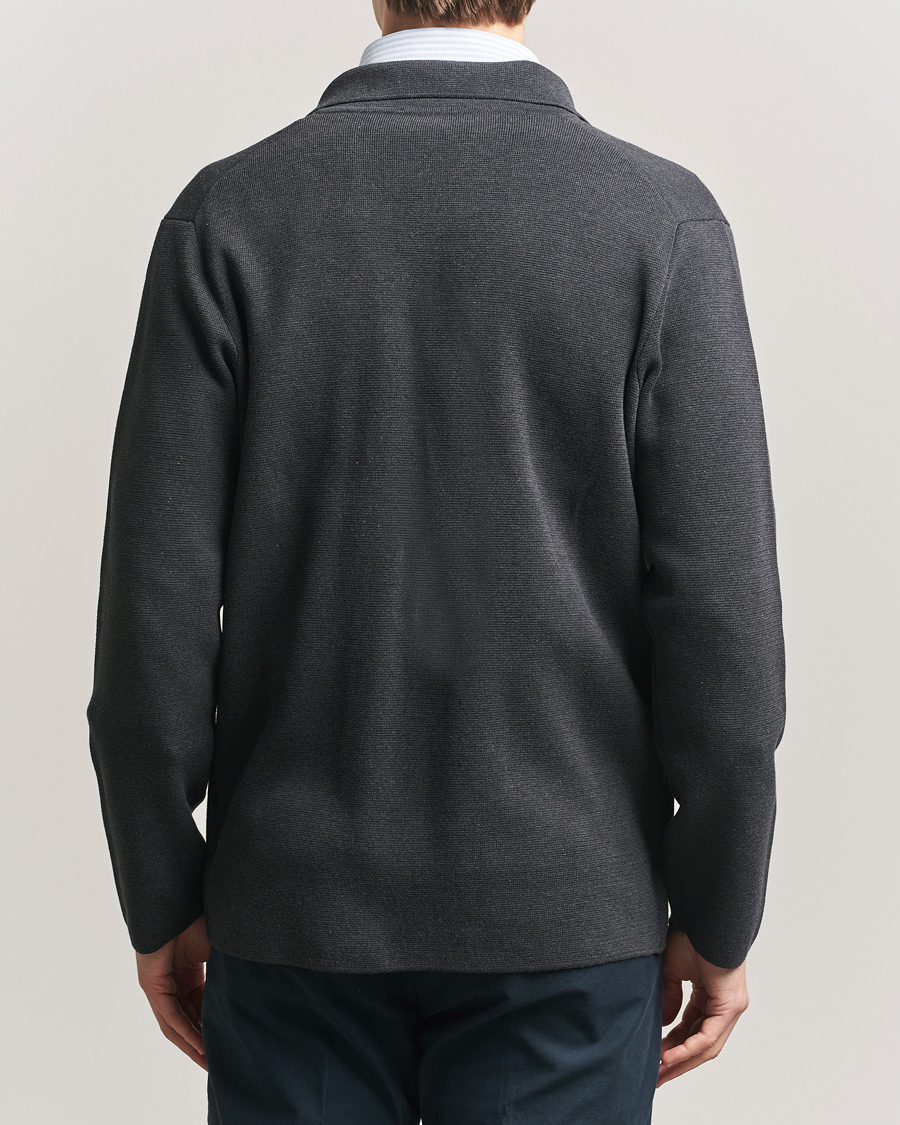 Herren | Sakkos | Lardini | Knitted Cotton Blazer Grey