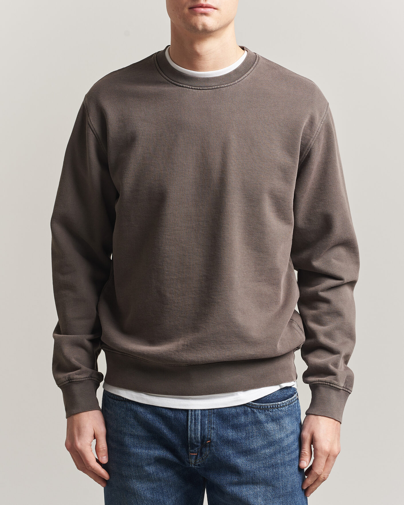 Herren | Pullover | Colorful Standard | Classic Organic Crew Neck Sweat Fade Mud