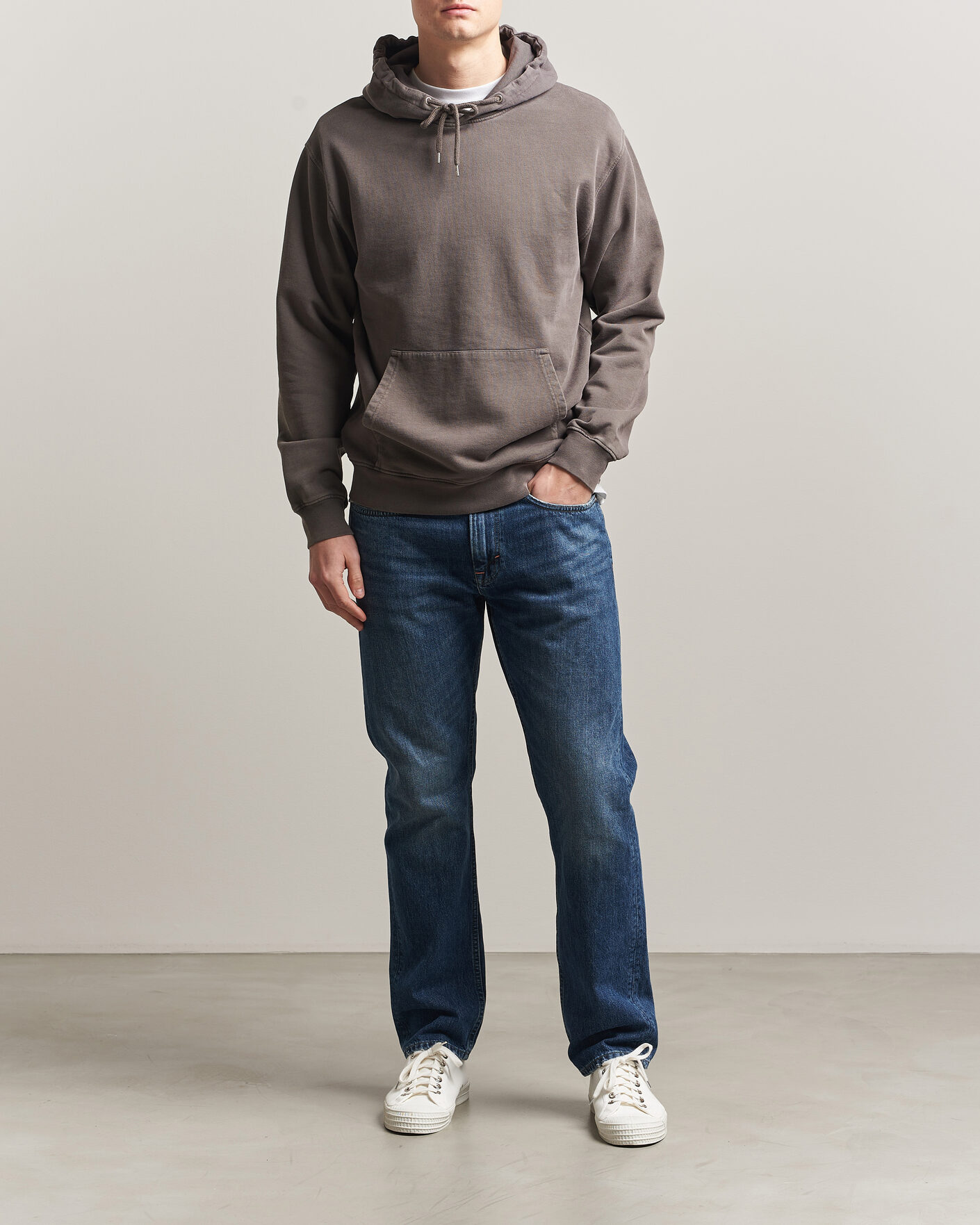 Herren | Pullover | Colorful Standard | Classic Organic Hood Fade Mud