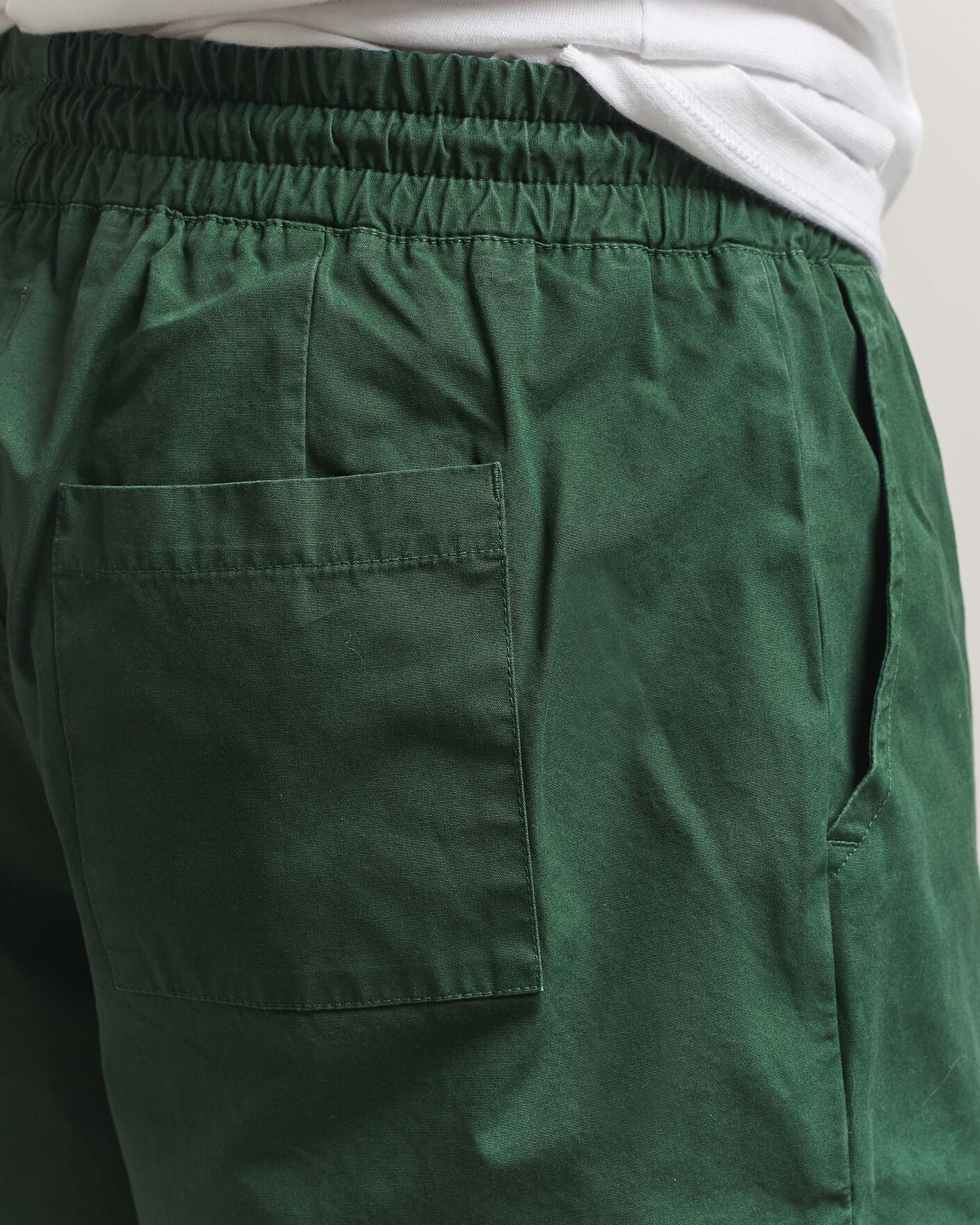 Herren | Shorts | Colorful Standard | Classic Organic Twill Drawstring Shorts Emerald Green