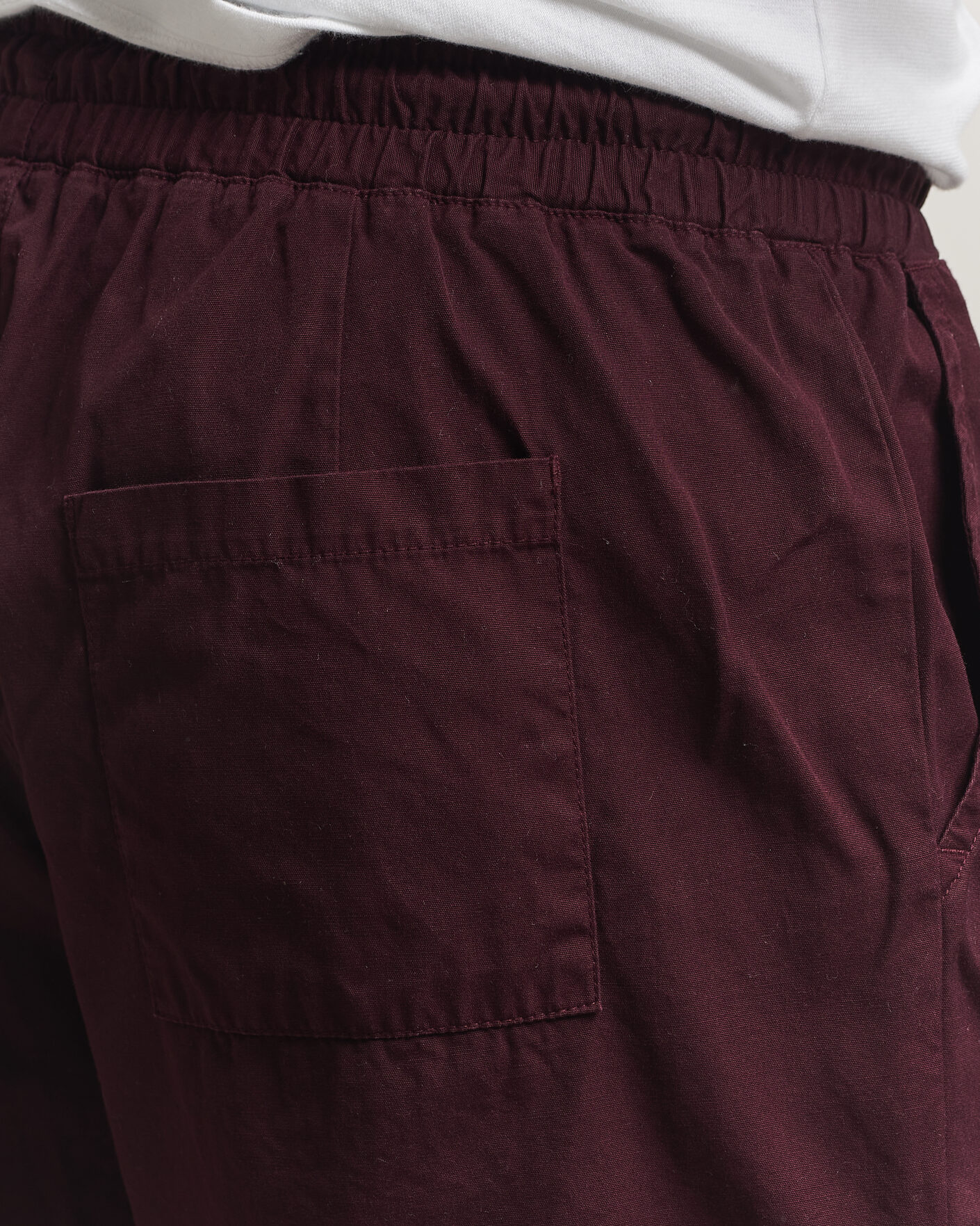 Herren | Shorts | Colorful Standard | Classic Organic Twill Drawstring Shorts Oxblood Red