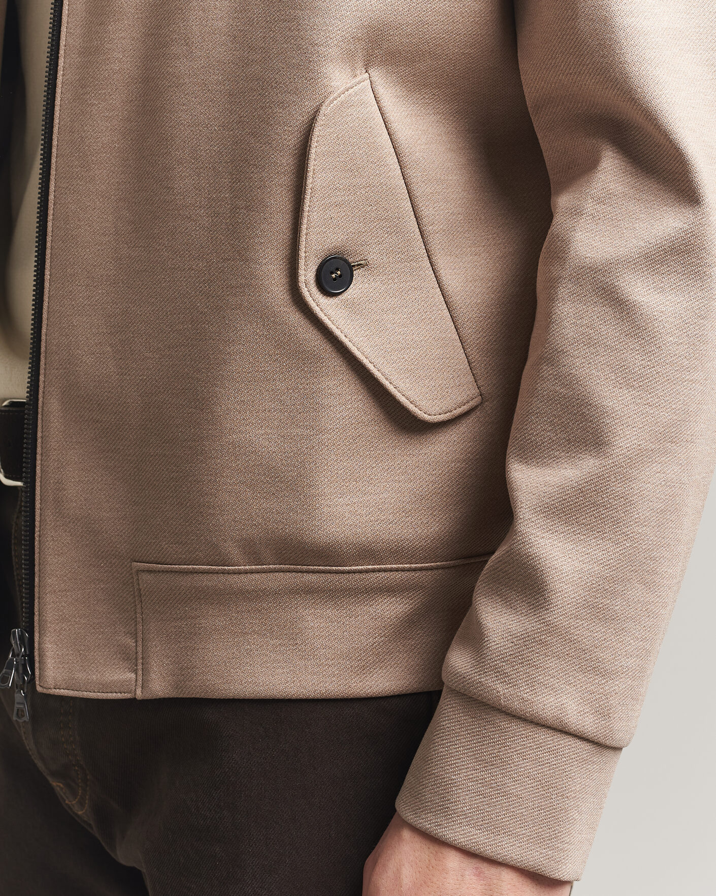 Herren | Jacken | Harris Wharf London | Loro Piana Cavalry Twill Harrington Jacket Oat