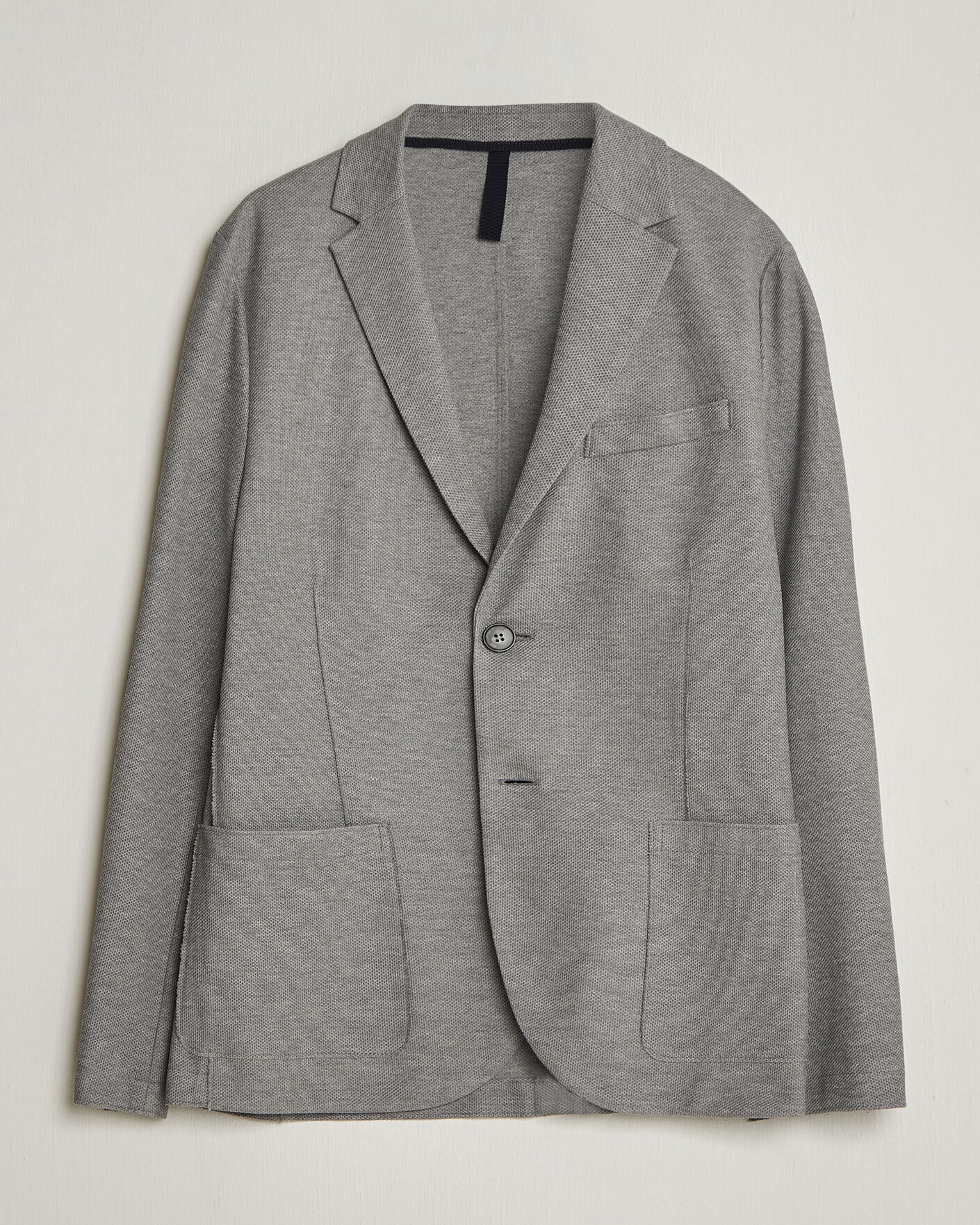 Herren | Sakkos | Harris Wharf London | Loro Piana Honey Comb Blazer Light Grey