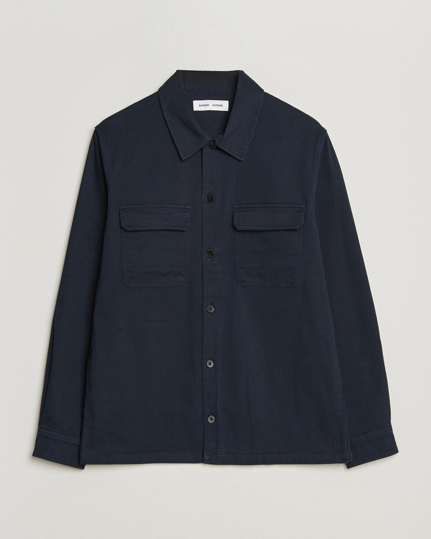 Herren | Hemden | Samsøe Samsøe | Taka Cotton Overshirt Salute Navy