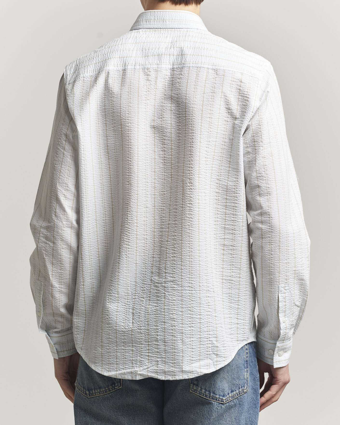 Herren | Hemden | Samsøe Samsøe | Ryan Cotton Striped Shirt Skywriting