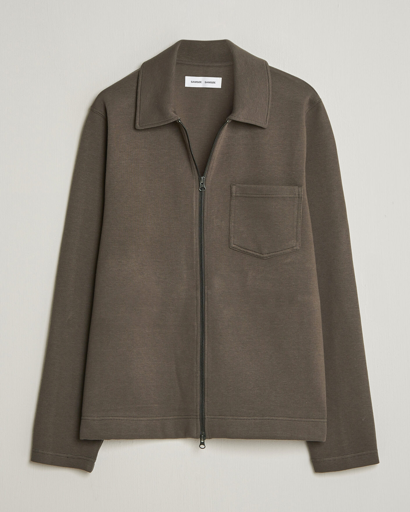 Herren | Pullover | Samsøe Samsøe | Hannes Full Zip Black Olive