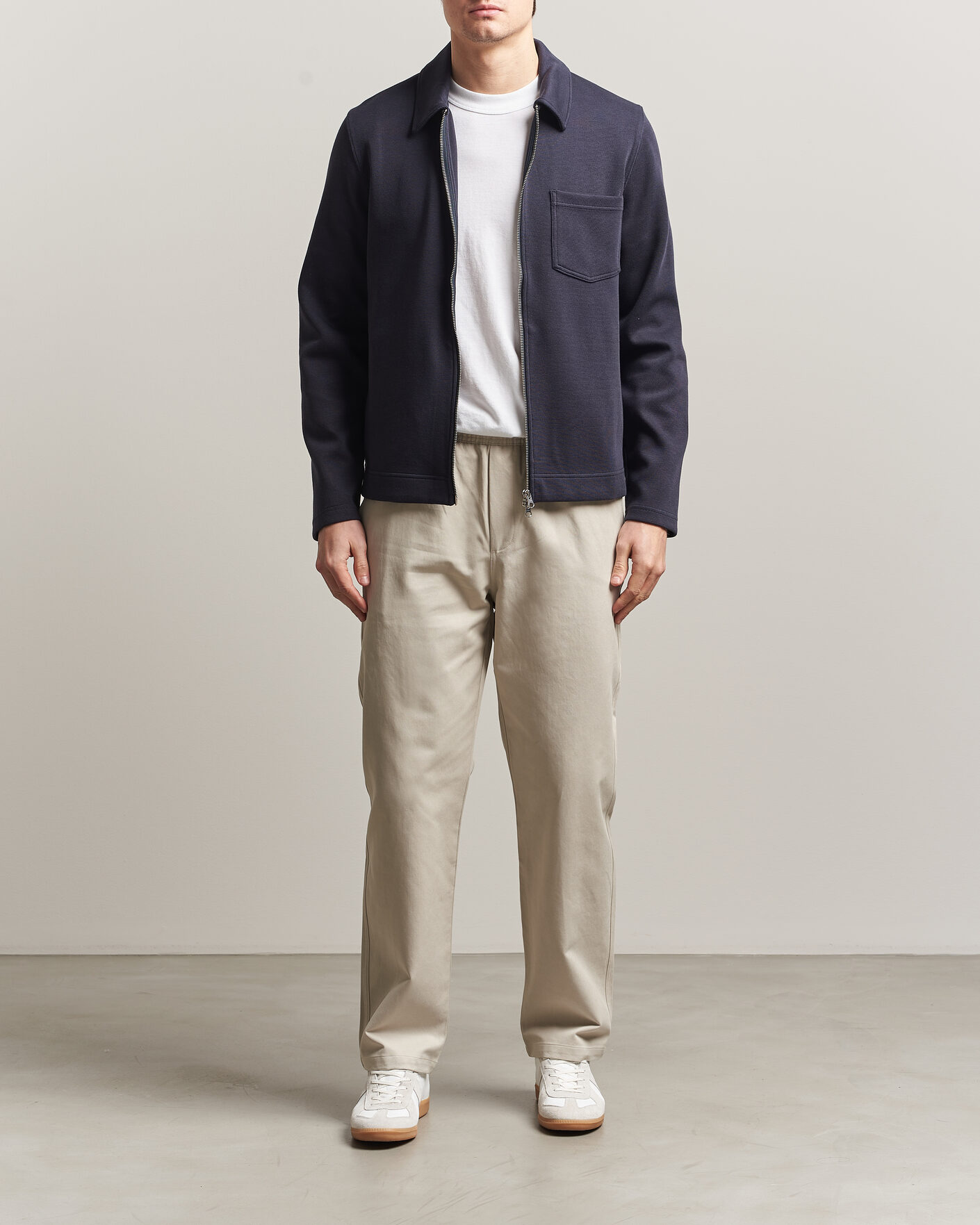 Herren | Pullover | Samsøe Samsøe | Hannes Full Zip Salute Navy