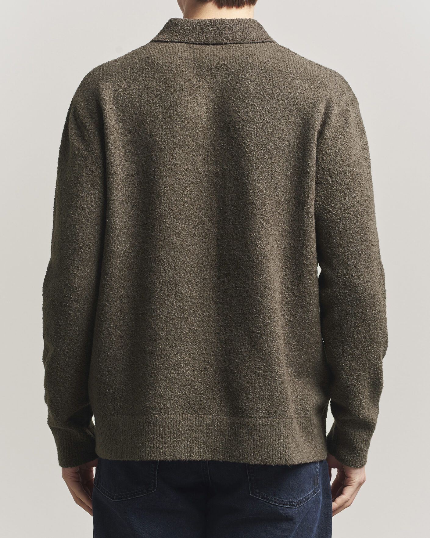 Herren | Pullover | Samsøe Samsøe | Nino Knitted Polo Black Olive