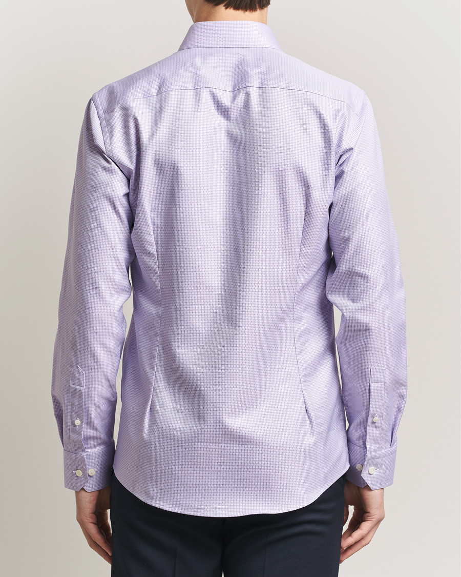 Herren | Hemden | Eton | Slim Fit Signature Twill Structured Shirt Light Purple