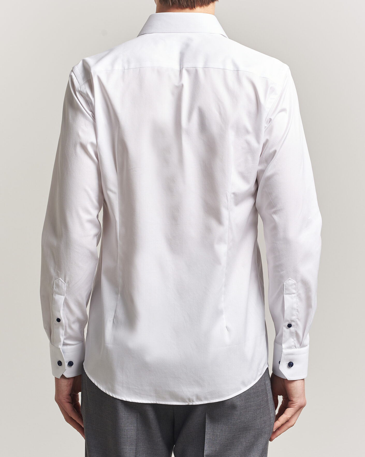 Herren | Hemden | Eton | Slim Fit Signature Twill Contrast Shirt White