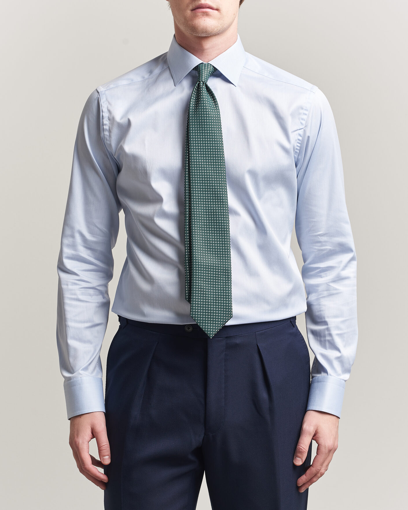 Herren | Hemden | Eton | Slim Fit Signature Twill Contrast Shirt Light Blue