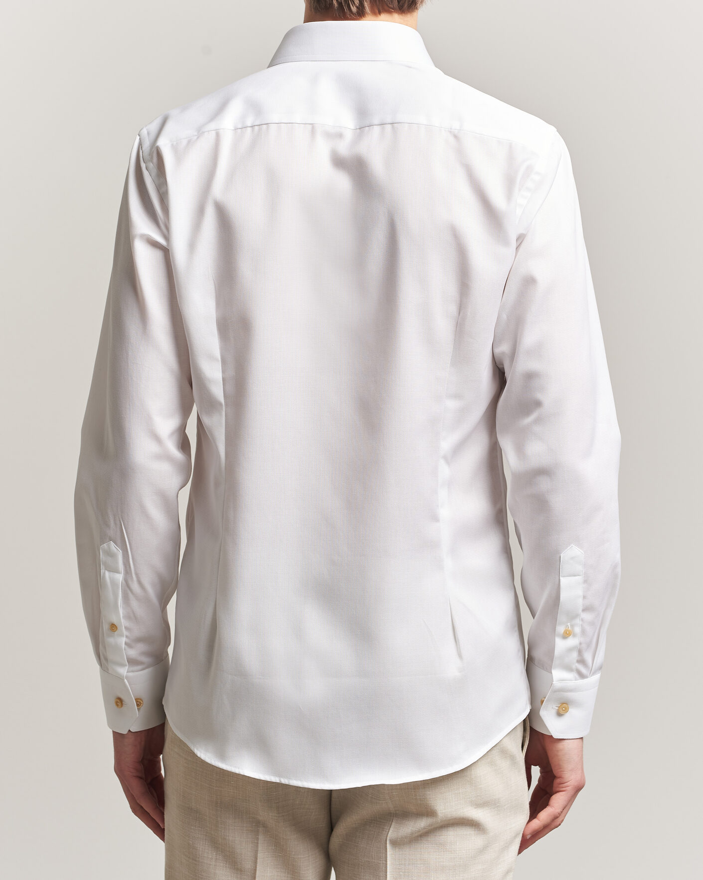 Herren | Hemden | Eton | Slim Fit Signature Twill Contrast Shirt White