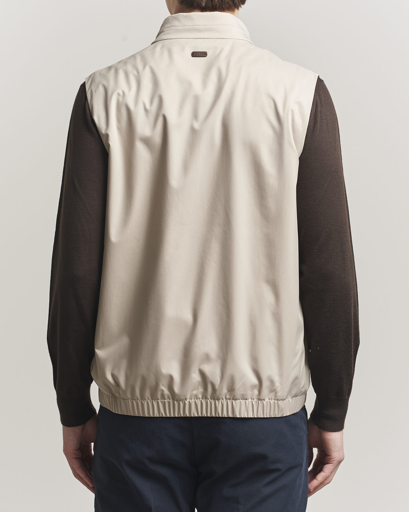 Herren | Westen | Eton | Lightweight Wind Vest Beige