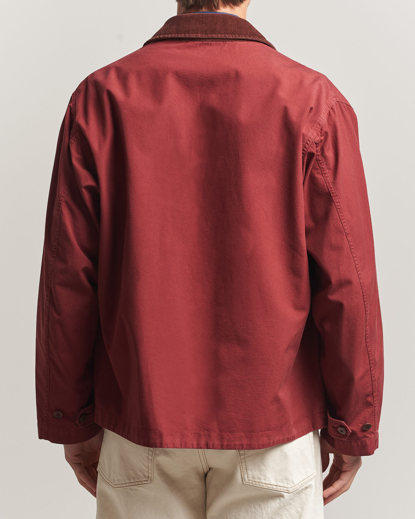 Herren | Jacken | Drake's | Hiking Jacket Washed Red