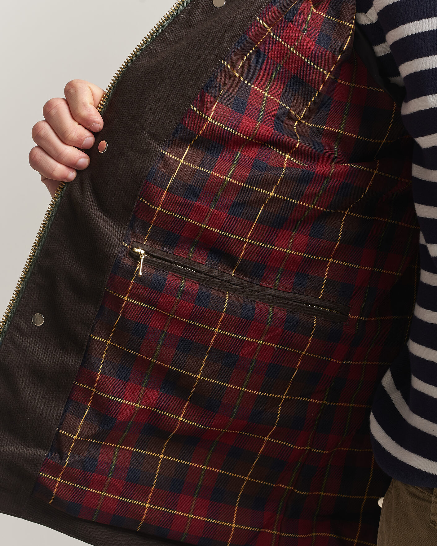 Herren | Jacken | Manifattura Ceccarelli | Dry Wax Rain Caban Dark Green